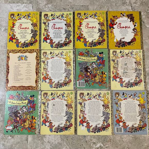 A Little Golden Book Collection Mixed Lot of 12 Books Mother Goose Thumbelina - Picture 6 of 7